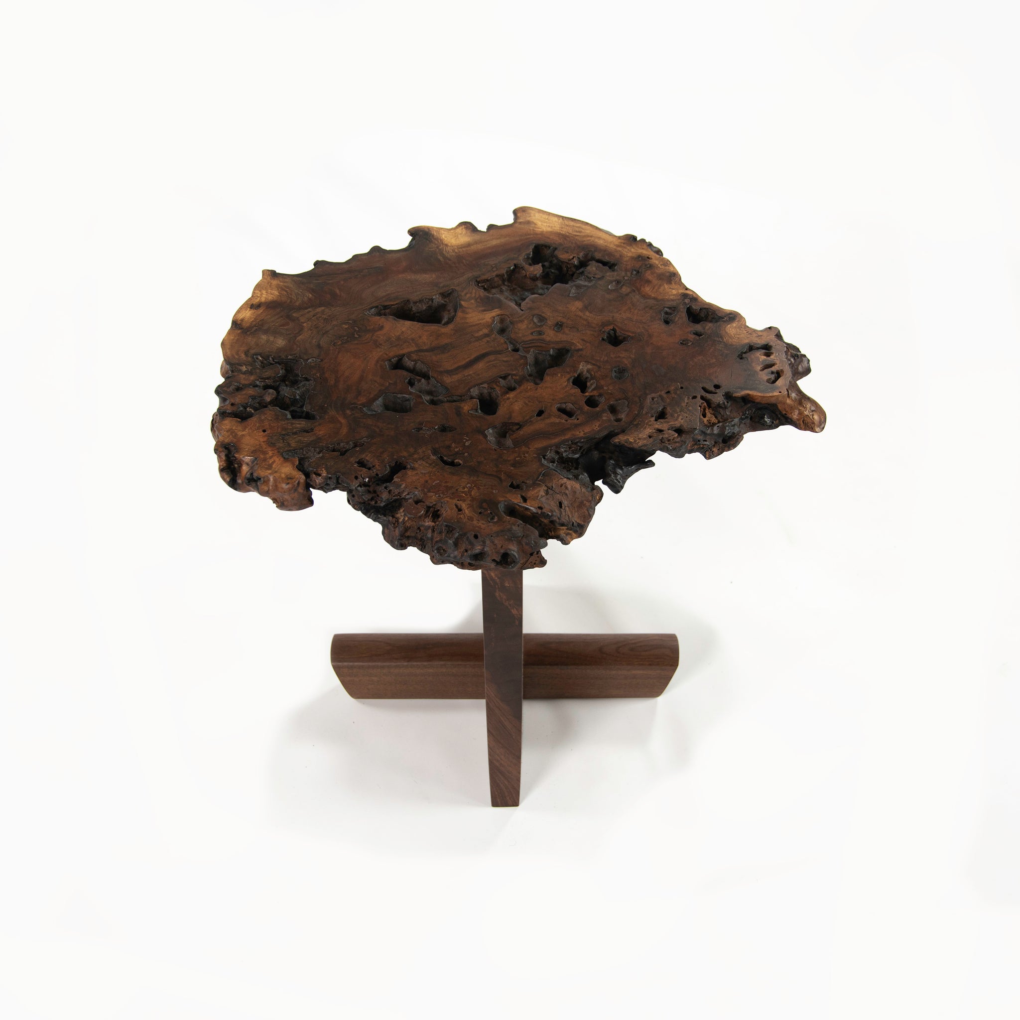 Mira Nakashima Claro Walnut Burl Minguren I Side / End Table George Nakashima Studio