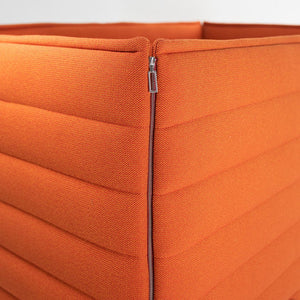 2020 Alcove Sofa by Ronan and Erwan Bouroullec for Vitra in Orange Fabric