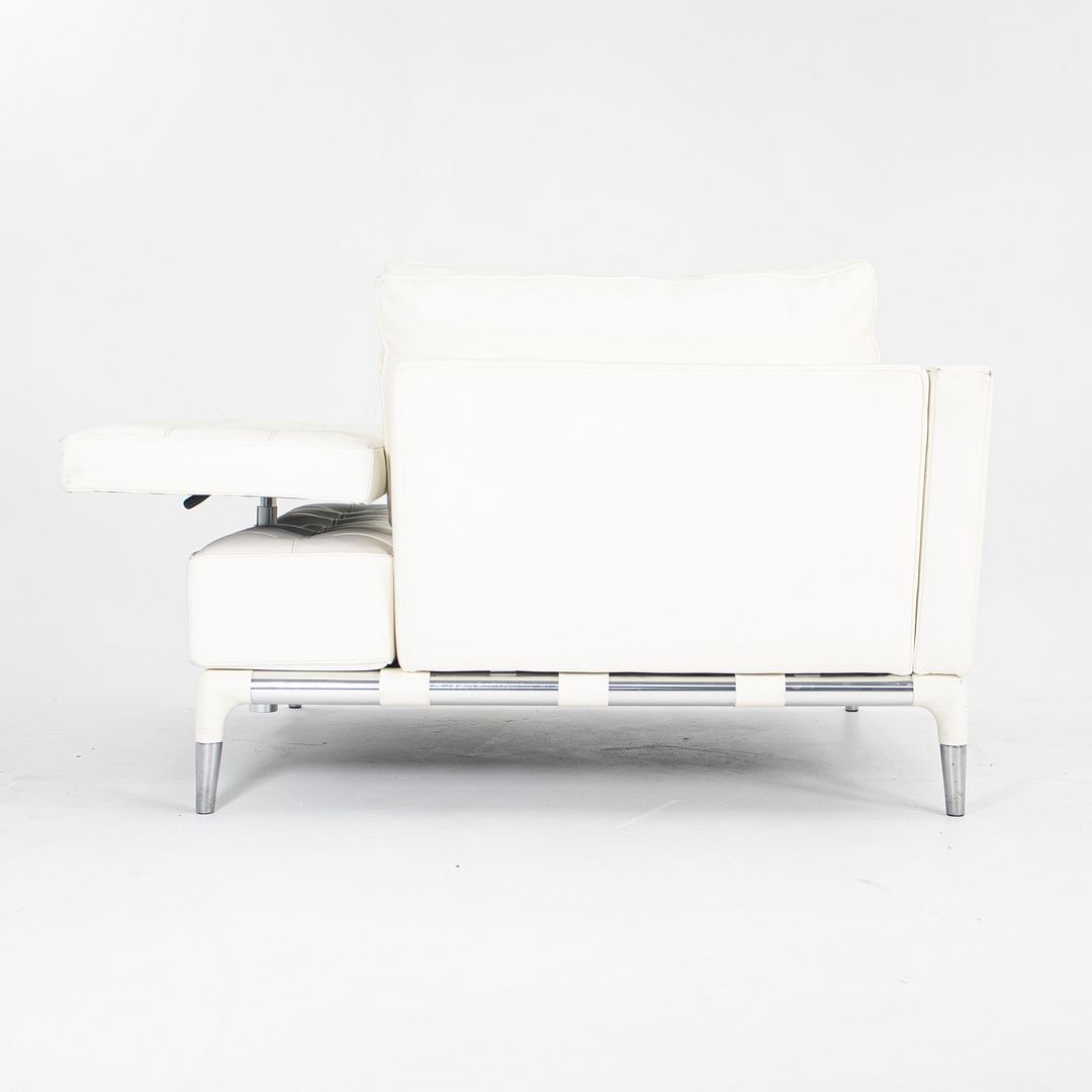 SOLD 2010s PRIVÉ Lounge Chair by Philippe Starck for Cassina in White Leather 2x Available