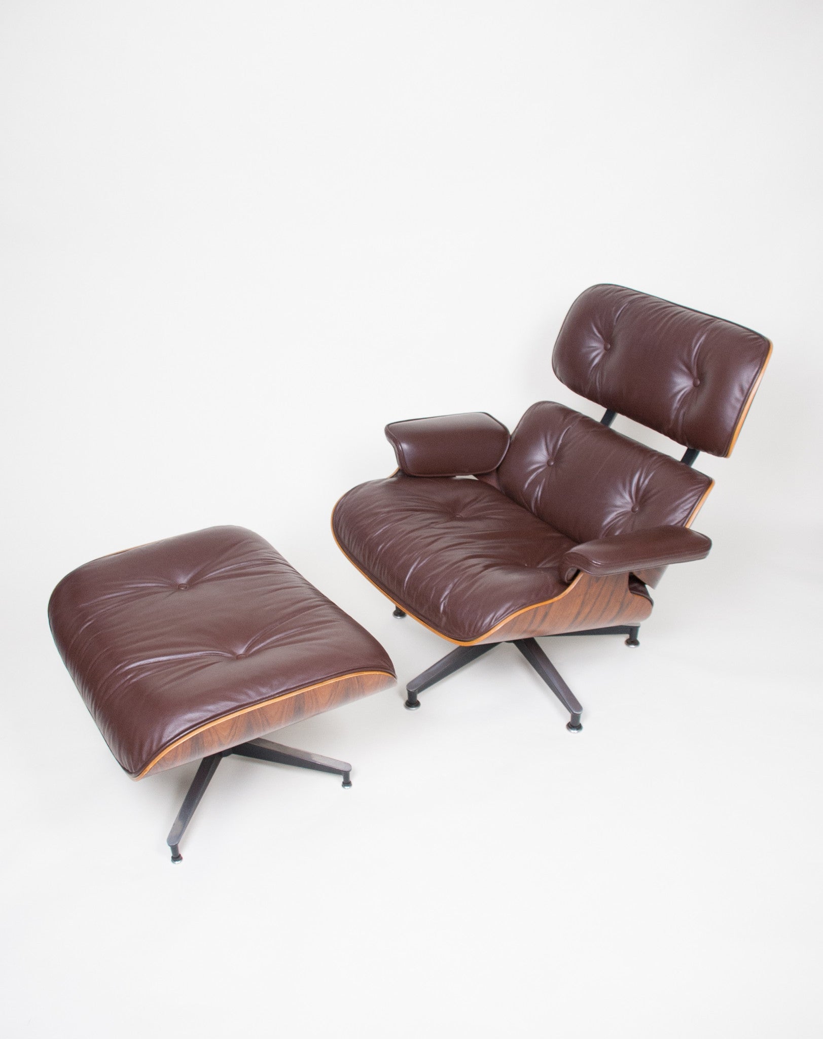 SOLD 1970's Herman Miller Eames Lounge Chair & Ottoman Rosewood 670 671