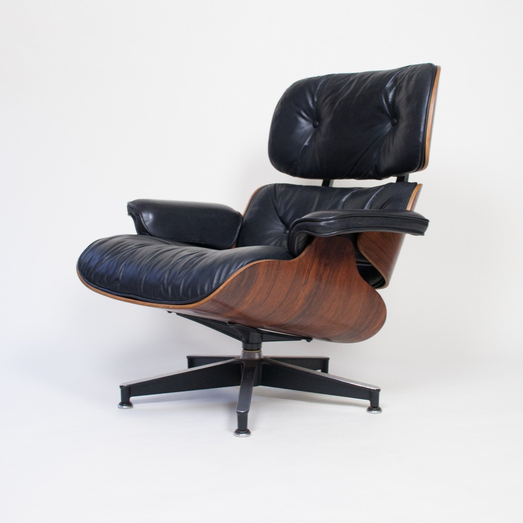 SOLD 1960's Herman Miller Eames Lounge Chair & Ottoman Rosewood 670 671