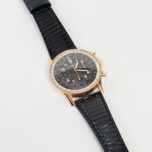 SOLD 1963 Breitling 806 Navitimer Mint! Mark Theresa Heist Restored Gold Fill