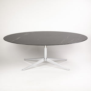 SOLD Florence Knoll 78 in Black Marble Dining Conference Table 2007 2x Available