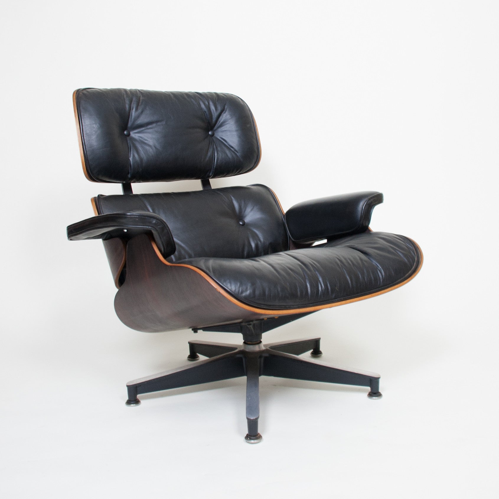 SOLD 1971 Herman Miller Eames Lounge Chair & Ottoman Rosewood 670 671