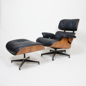 SOLD 1970's Herman Miller Eames Lounge Chair & Ottoman Rosewood 670 671 New Cushions