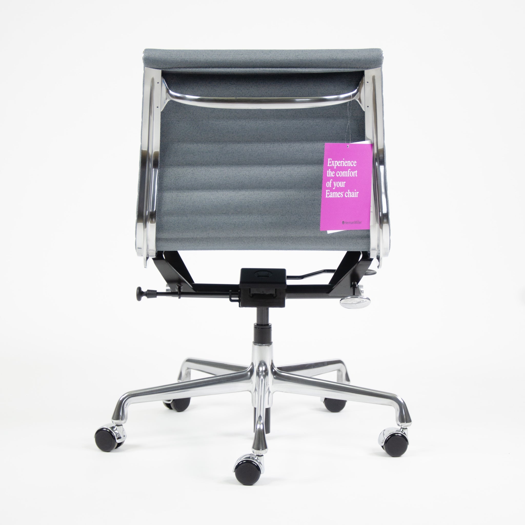 SOLD Pneumatic Eames Herman Miller Low Back Aluminum Group Chair