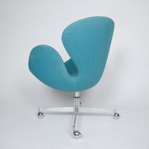 SOLD Arne Jacobsen for Fritz Hansen Denmark Swan Rolling Desk Chair