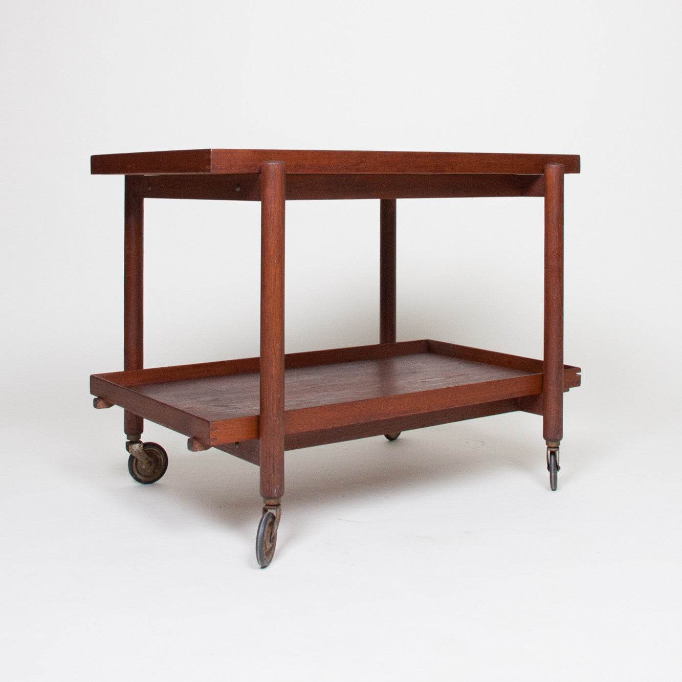 SOLD Bar Cart By Poul Hundevad Teak Danish Modern