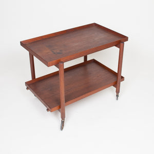 SOLD Bar Cart By Poul Hundevad Teak Danish Modern