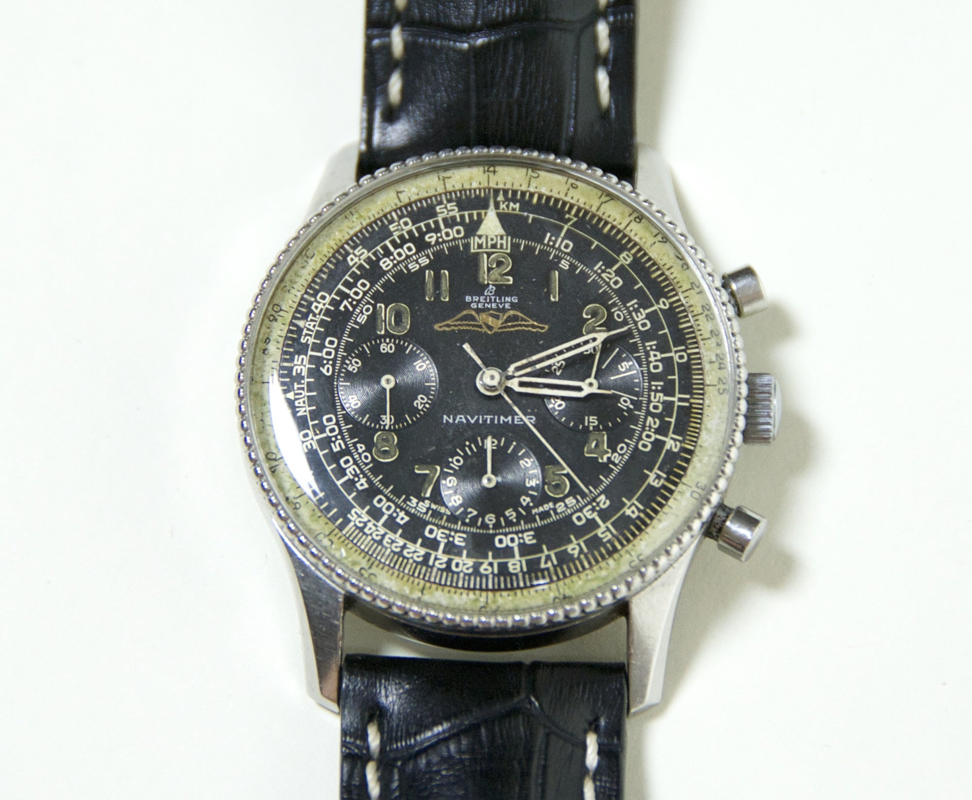 SOLD Breitling Navitimer 806 AOPA Steel Vintage 1960 1953 Wristwatch Rare 8----- #