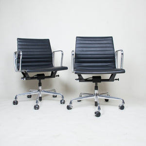 SOLD Eames Herman Miller Low Back Aluminum Group Chairs 2 Available