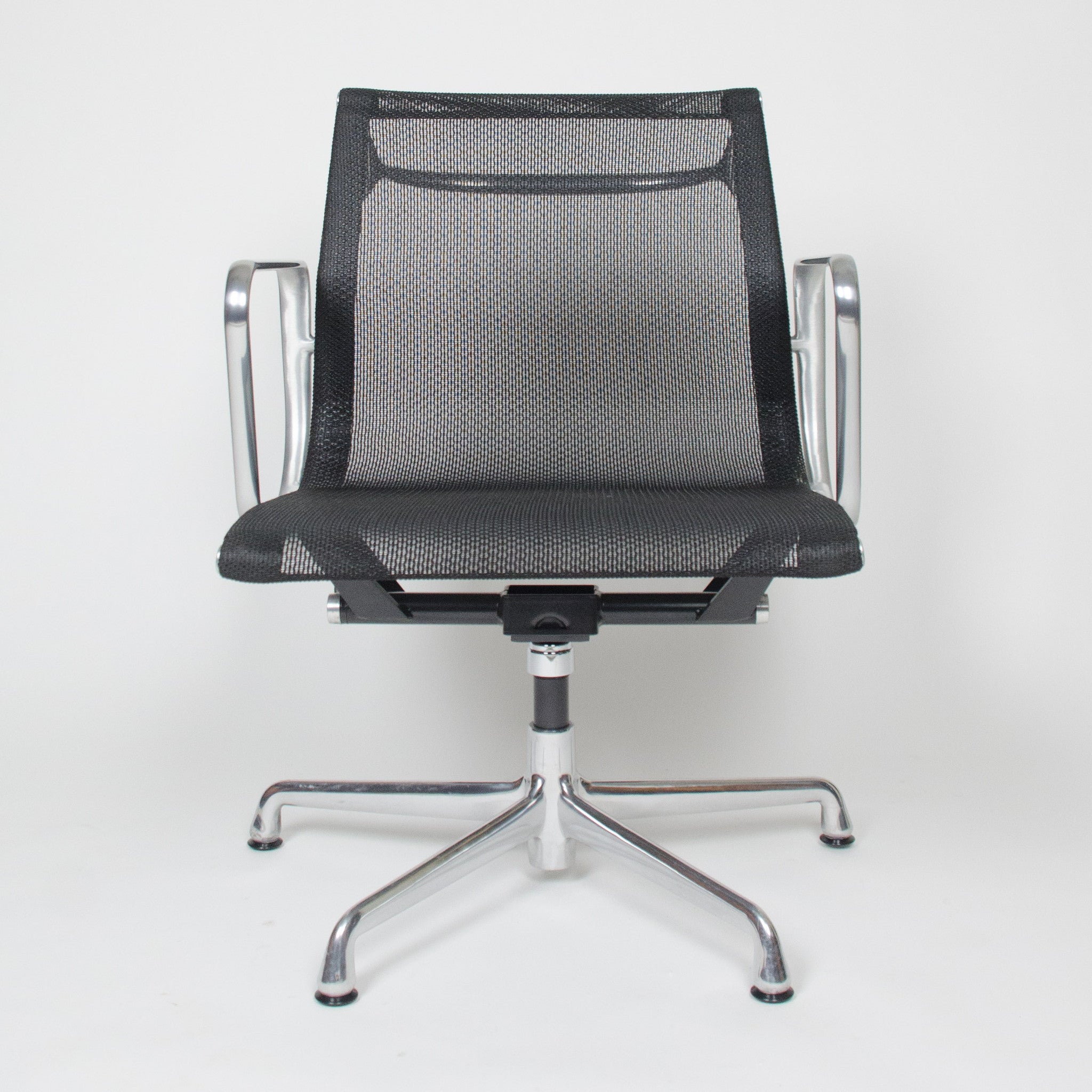 SOLD Eames Herman Miller 2009 Aluminum Group Desk Chairs in Mesh (1 Avail)