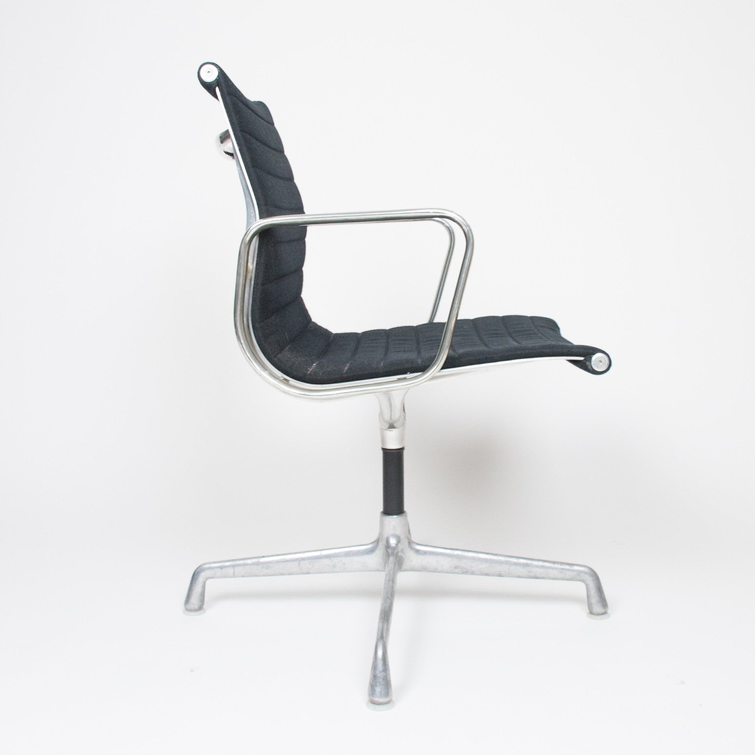 SOLD Herman Miller Black Fabric Low Back Executive Aluminum Group Desk Chair