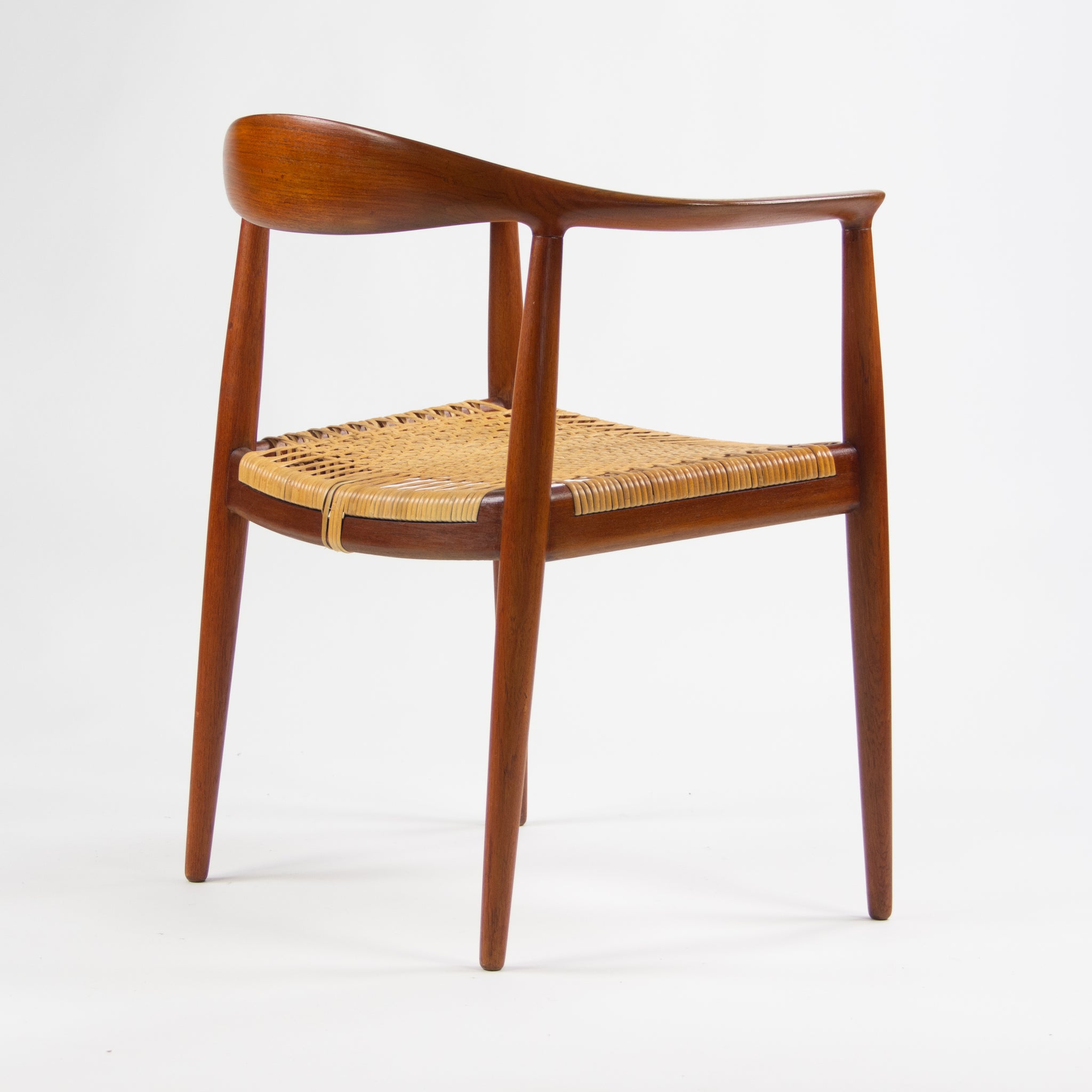 SOLD Hans Wegner Johannes Hansen Denmark The Chair Arm Chair Teak