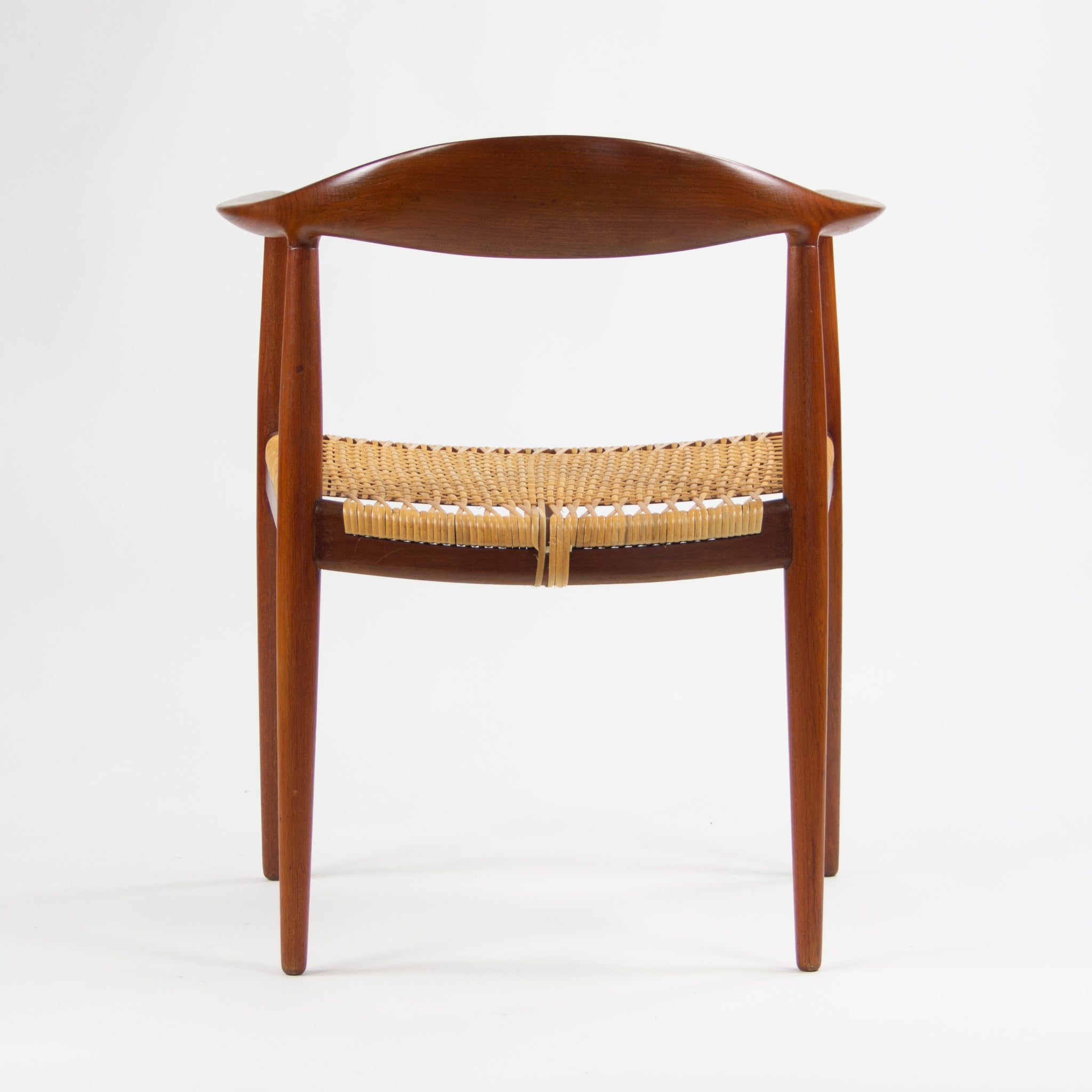 SOLD Hans Wegner Johannes Hansen Denmark The Chair Arm Chair Teak