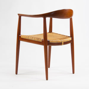 SOLD Hans Wegner Johannes Hansen Denmark The Chair Arm Chair Teak