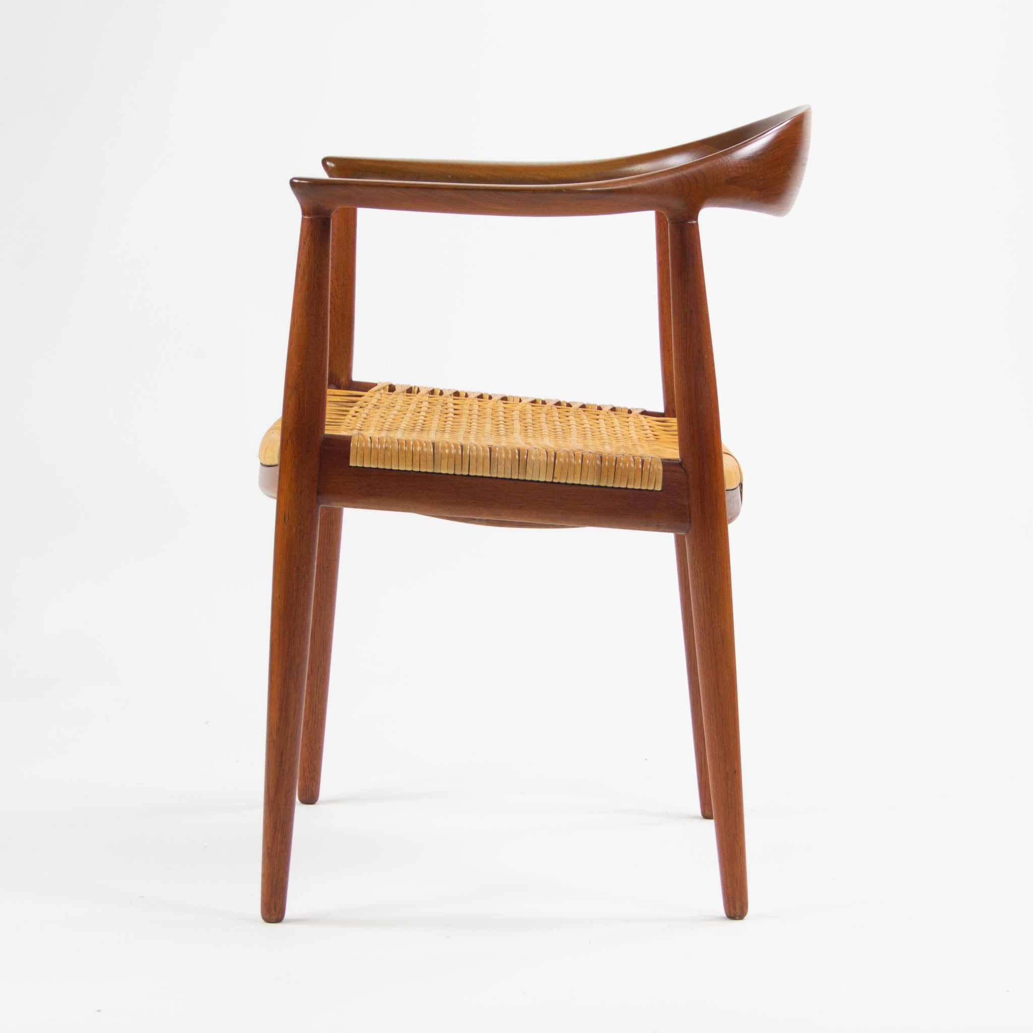 SOLD Hans Wegner Johannes Hansen Denmark The Chair Arm Chair Teak