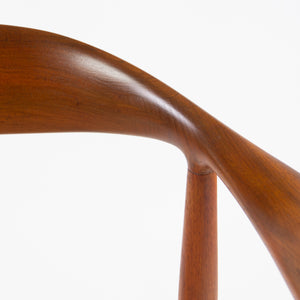 SOLD Hans Wegner Johannes Hansen Denmark The Chair Arm Chair Teak