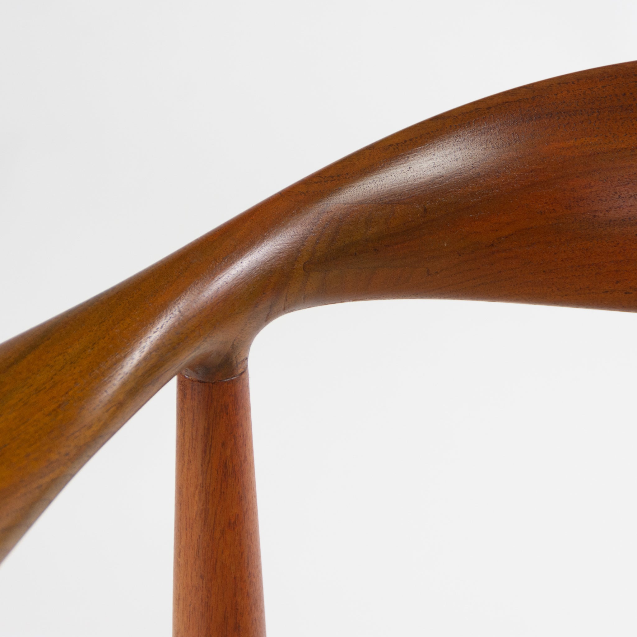 SOLD Hans Wegner Johannes Hansen Denmark The Chair Arm Chair Teak