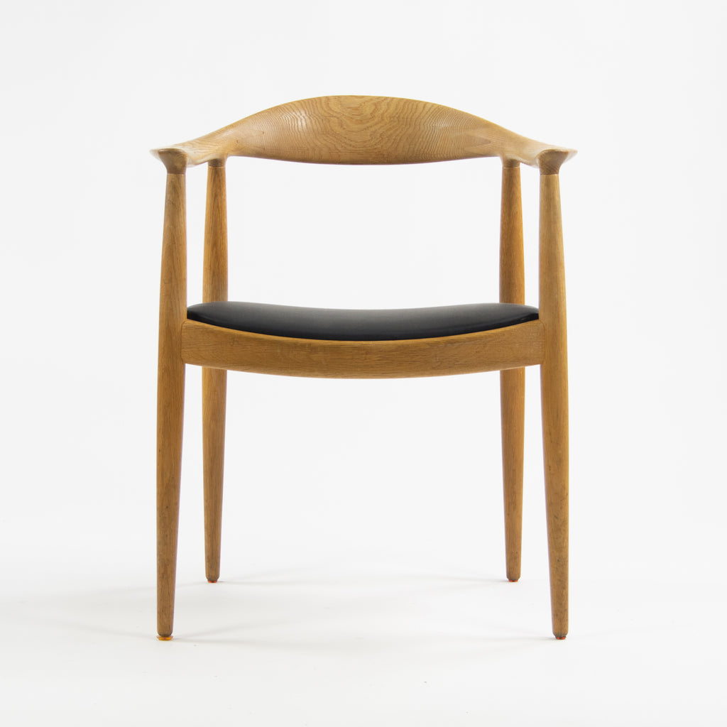 SOLD Hans Wegner Johannes Hansen Denmark The Chair Arm Chair Oak