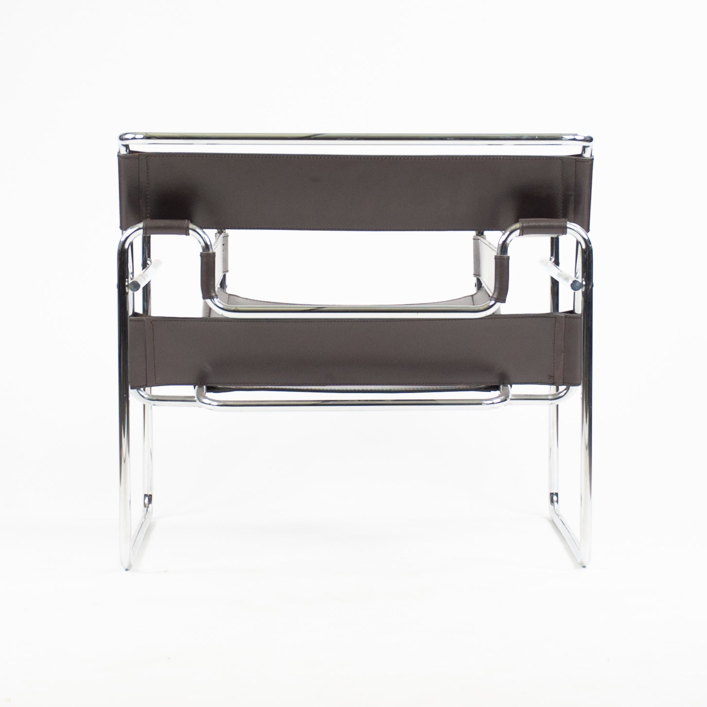 SOLD Early Marcel Breuer Wassily Chair B3 by Gavina Stendig Knoll Brown Leather