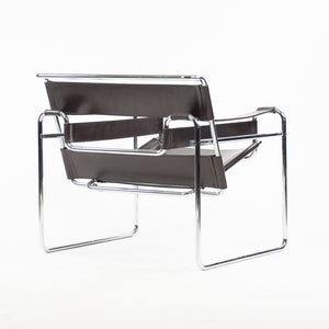 SOLD Early Marcel Breuer Wassily Chair B3 by Gavina Stendig Knoll Brown Leather