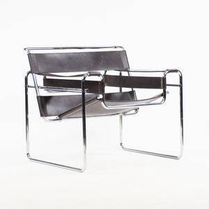 SOLD Early Marcel Breuer Wassily Chair B3 by Gavina Stendig Knoll Brown Leather