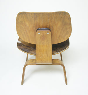 SOLD Rare Eames Evans Herman Miller 1940's LCW Slunk Skin