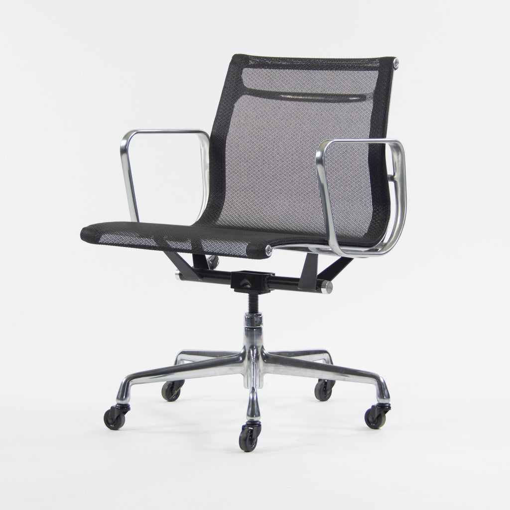 SOLD Herman Miller Eames New Old Stock Low Aluminum Group Management Desk Chair Mesh