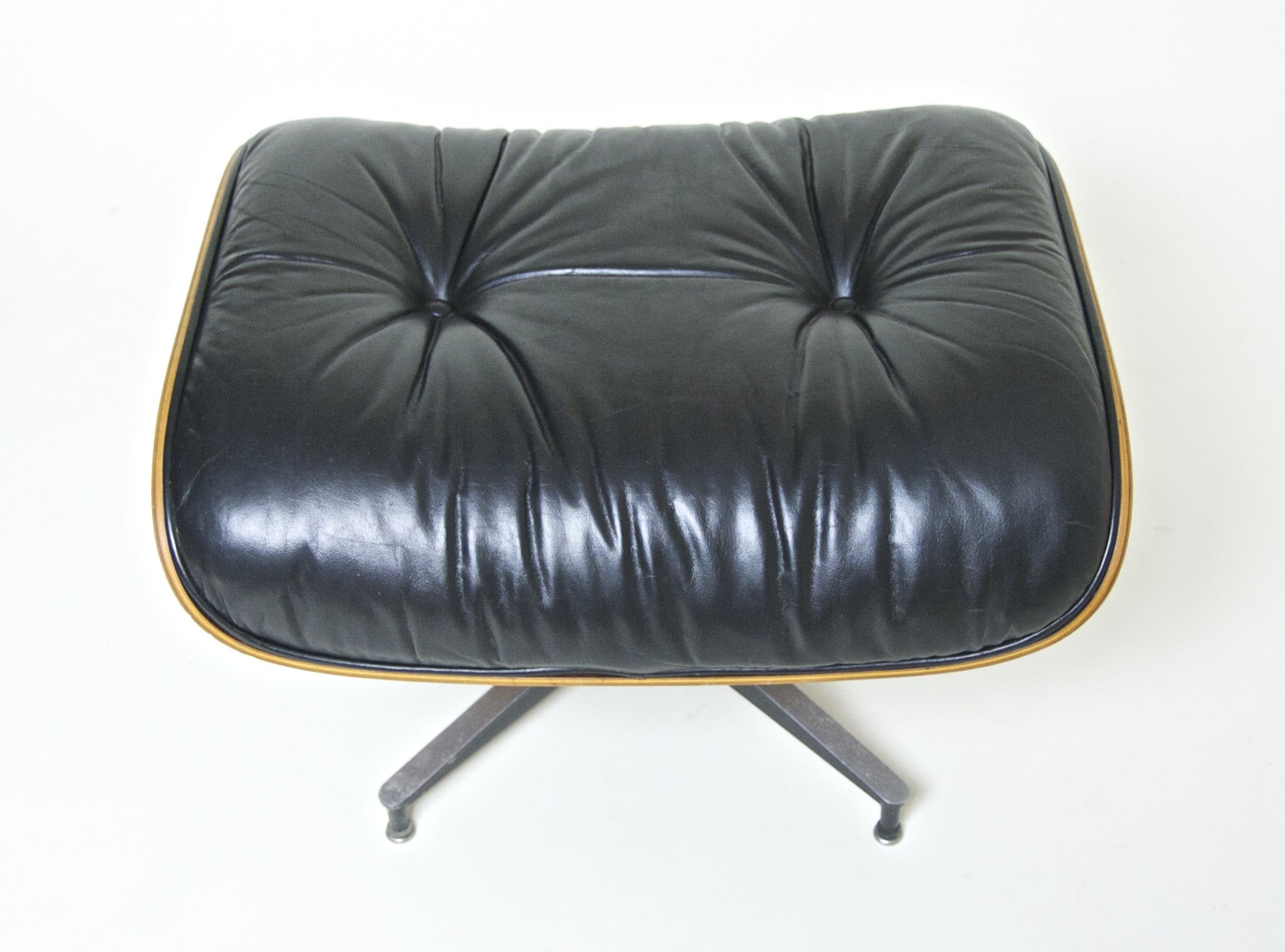 SOLD 1975 Herman Miller Eames 671 Ottoman for Eames Lounge 670 Brazilian Rosewood