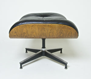 SOLD 1975 Herman Miller Eames 671 Ottoman for Eames Lounge 670 Brazilian Rosewood