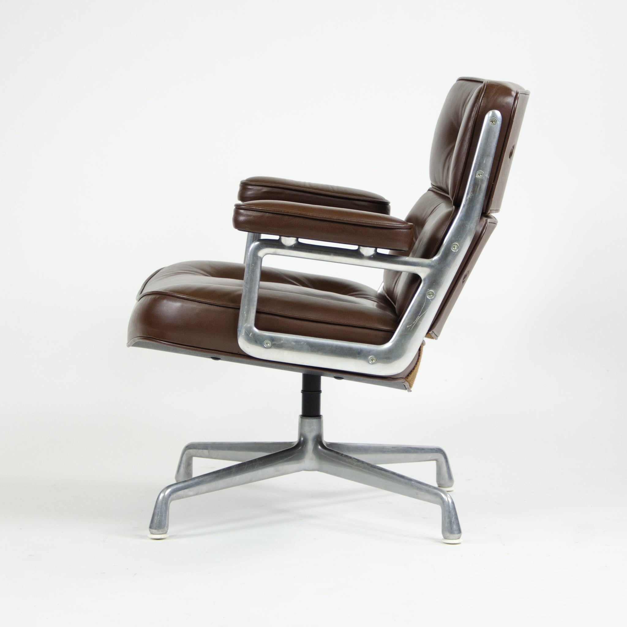 SOLD Brown Eames Herman Miller Vintage Time Life Aluminum Group Chair 1970's 2x Available