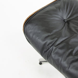 SOLD 1960's Herman Miller Eames Lounge Chair & Ottoman Rosewood 670 671 Black Leather