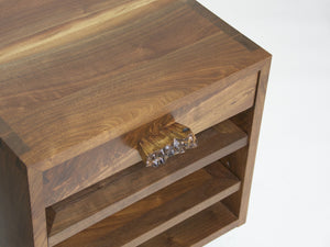 SOLD Authentic Mira Nakashima Kornblut Special Bedside Cases / Cabinet by George Nakashima Studio