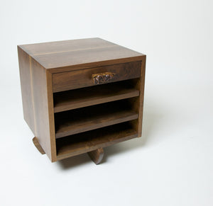 SOLD Authentic Mira Nakashima Kornblut Special Bedside Cases / Cabinet by George Nakashima Studio