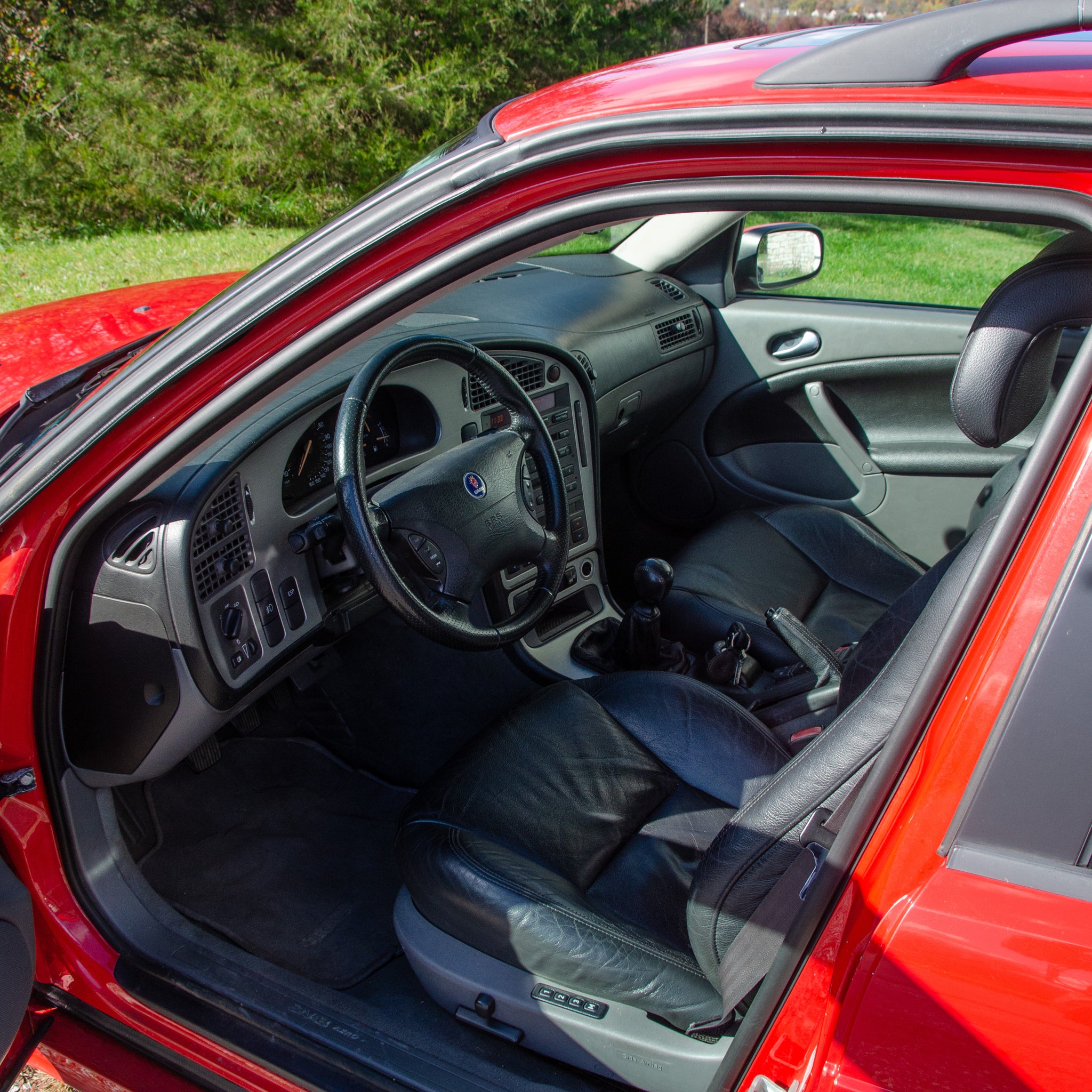 SOLD 2004 Saab 9-5 Hot Aero RARE Estate 5-Speed Manual Laser Red 1 of 11 Produced