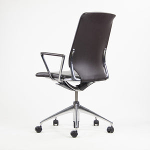 SOLD Meda by Vitra Alberto Meda Desk Chair Brown Full Leather