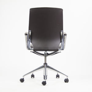 SOLD Meda by Vitra Alberto Meda Desk Chair Brown Full Leather