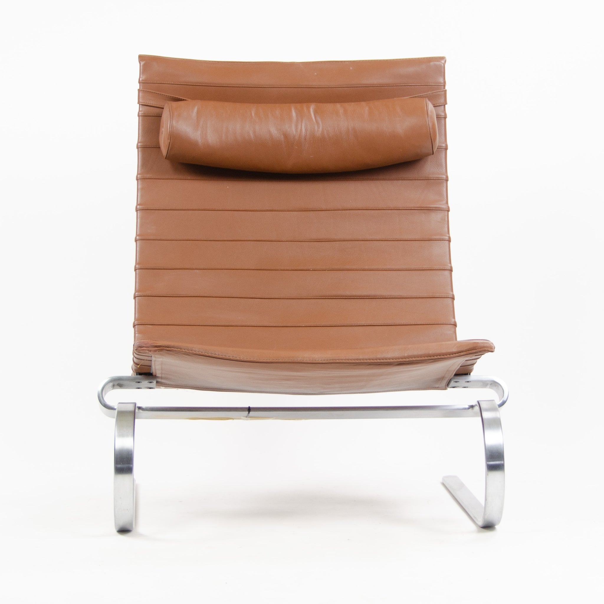 SOLD Fritz Hansen Poul Kjaerholm PK20 Leather Lounge Chairs