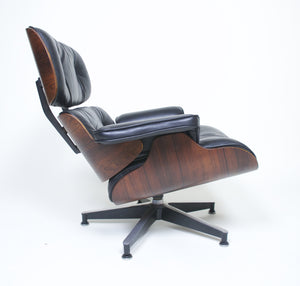 SOLD Herman Miller 1957 Eames Lounge Chair & Ottoman Rosewood 670 671