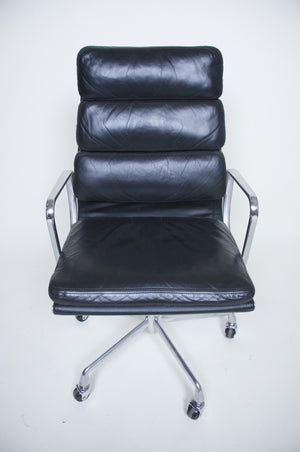 SOLD Eames Herman Miller Soft Pad High Back Aluminum Group Executive Chair