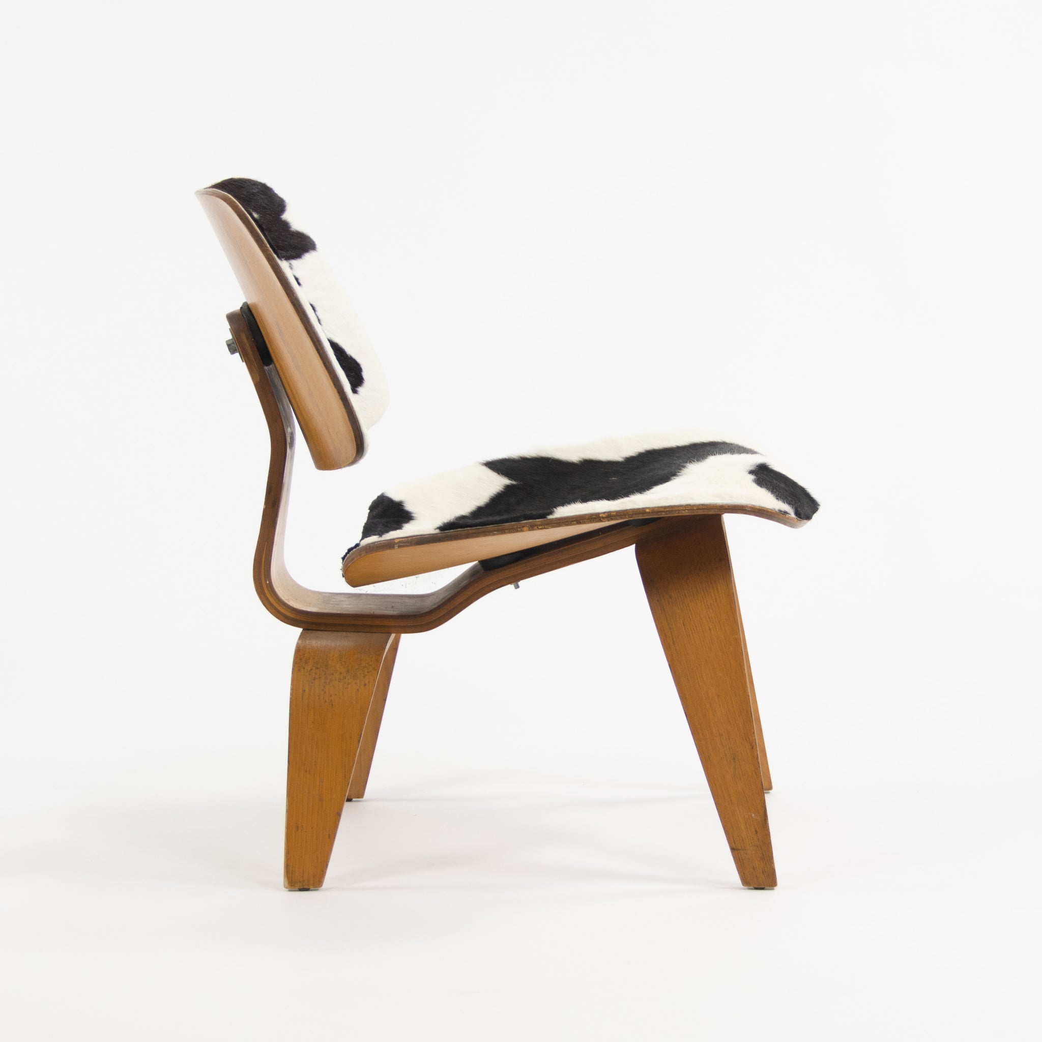 SOLD Charles and Ray Eames 1948 Evans LCW Lounge Chair Wood Ash Pony Hide