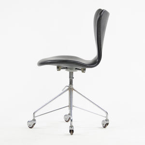 SOLD 1960's Original Arne Jacobsen 3117 for Fritz Hansen Denmark Rolling Desk Chair