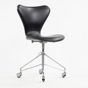 SOLD 1960's Original Arne Jacobsen 3117 for Fritz Hansen Denmark Rolling Desk Chair