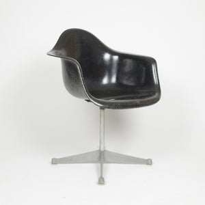 SOLD Eames Herman Miller Black Fiberglass Shell Chair