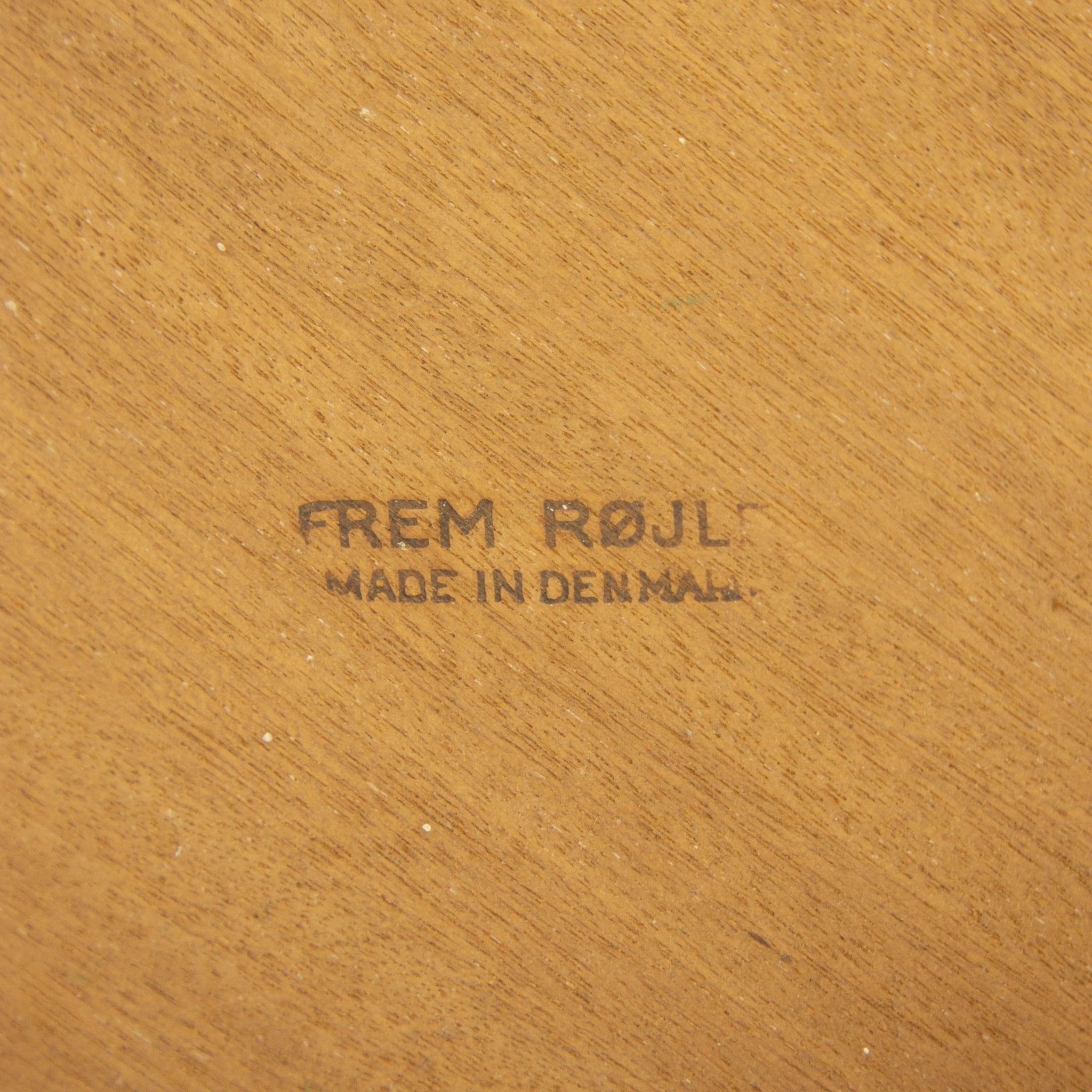 SOLD Hans Olsen for Frem Rojle Danish Modern Teak Round Dining Table, 1960's Vintage