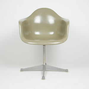 SOLD Eames Herman Miller Gray / Green Fiberglass Shell Chair