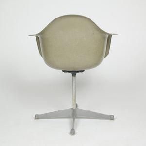 SOLD Eames Herman Miller Gray / Green Fiberglass Shell Chair