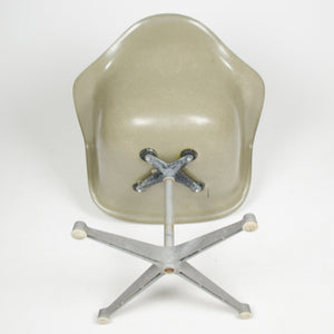 SOLD Eames Herman Miller Gray / Green Fiberglass Shell Chair