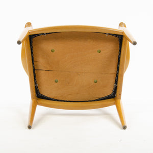 SOLD 4x Hans Wegner Round The Chair Johannes Hansen Denmark For Knoll Oak Armchairs